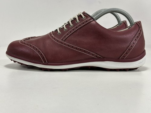 FootJoy FJ LoPro Collection Women's Burgandy Red Golf Shoes