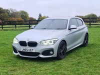 BMW 1 SERIES MSPORT 120i M 3dr SILVER RED DAKOTA LEATHER 60K VOSA WARANTED MILES