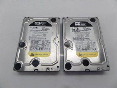 Lot Of 2 Western Digital WD1003FBYX 1TB 3.5'' SATA 7200RPM Hard Drive 01Y7B1