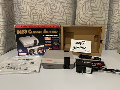 Nintendo Entertainment System Mini NES Classic Edition Console - White/Gray