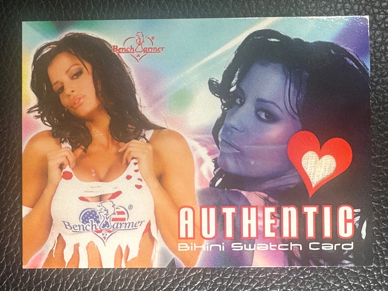 2006 Bench Warmer Bikini Swatch Card Candice Michelle Wardrobe