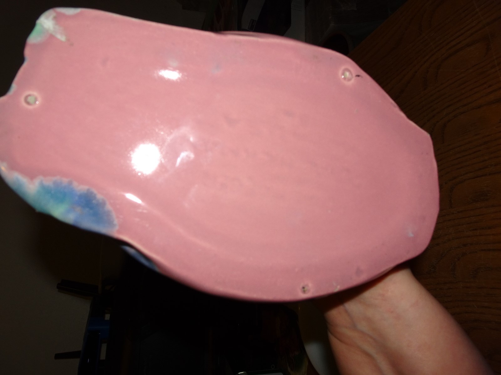 ROYAL HAEGER MID-CENTURY HOLLYWOOD REGENCY CERAMIC PEACOCK FAN VASE BIG 13