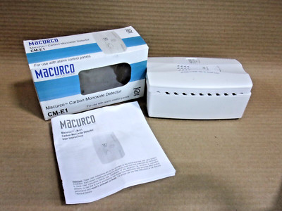 NEW MACURCO CM-E1 CARBON MONOXIDE GAS DETECTOR FIRE ALARM