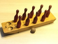 elc wooden skittles