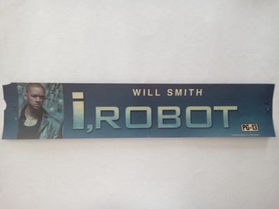 i, ROBOT Movie Theater Marquee Mylar Sign Original 5 x 25 in