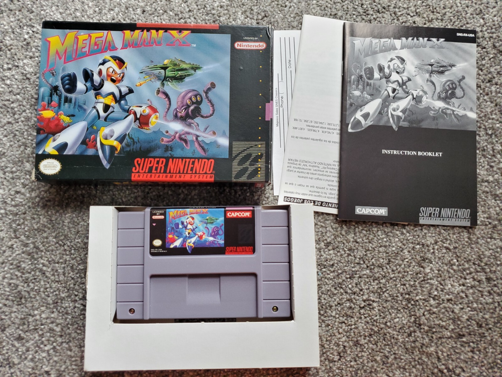 Mega Man X（ロックマンX ）【中古美品・SNES北米版】 楽天市場】【中古】北米版 スーパーファミコン SNES Mega Man X