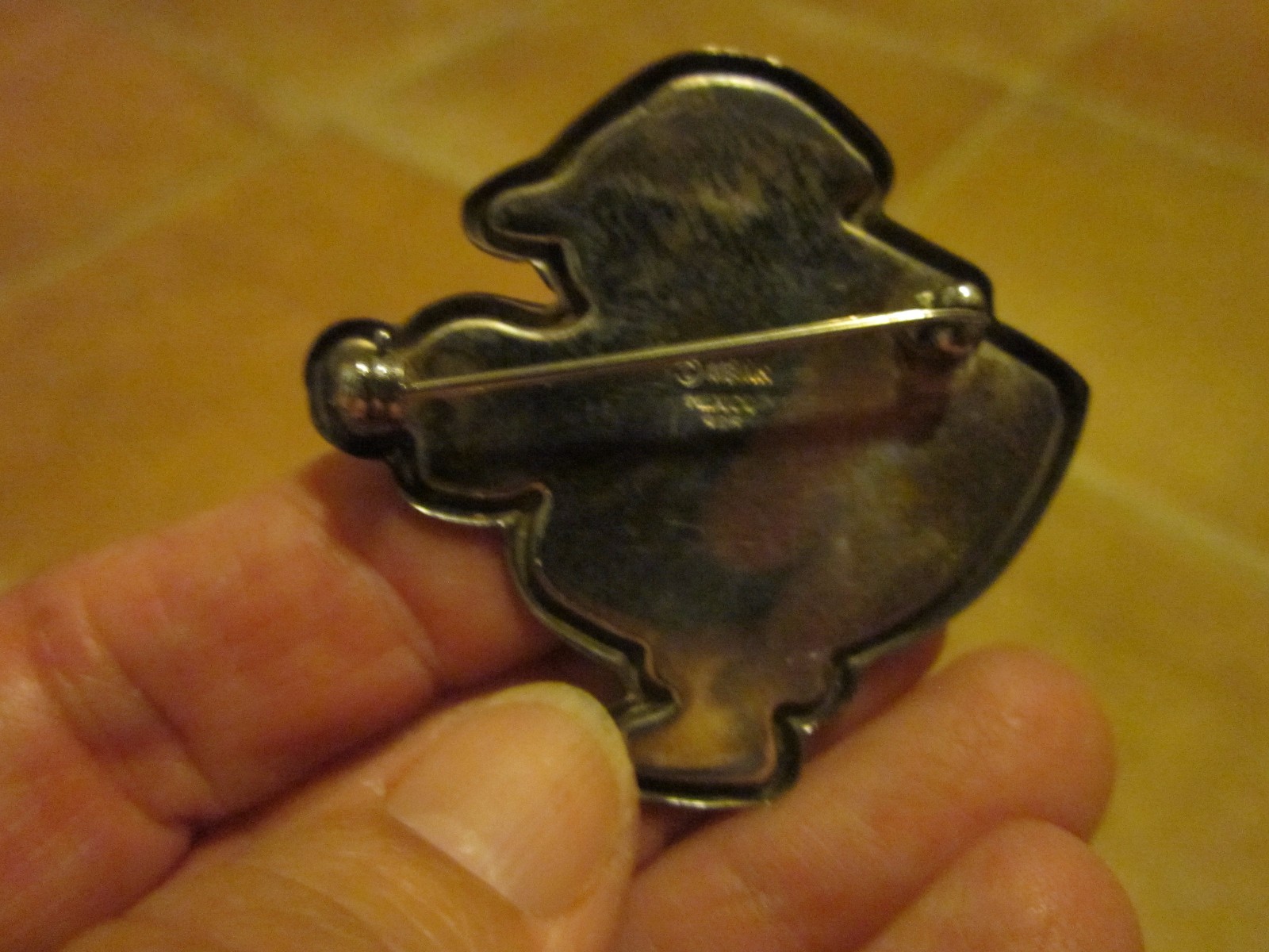 Mary Engelbreit Sterling Silver .925 Pin Brooch Bloom Where You're Planted + Box