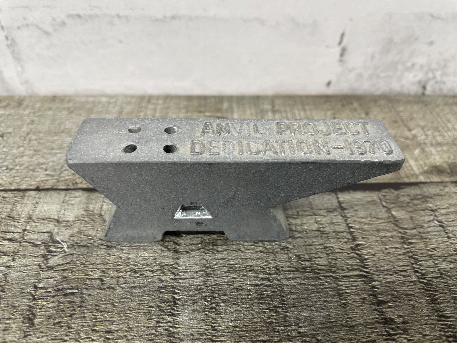 その他 Miniature Anvil Mini Vtg Anvil Project Dedication - 1970 Blacksmith Saleman