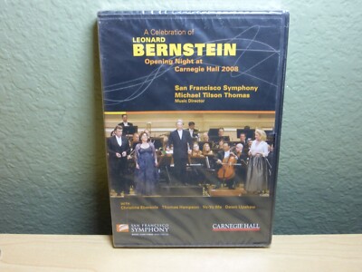 A Celebration of Leonard Bernstein : Opening Night Carnegie Hall 2008 New DVD