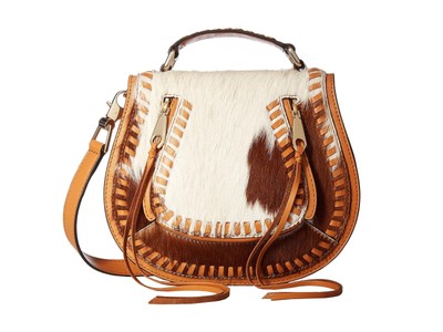 Pre-owned Rebecca Minkoff Small Calf Hair Vanity Saddle Bag