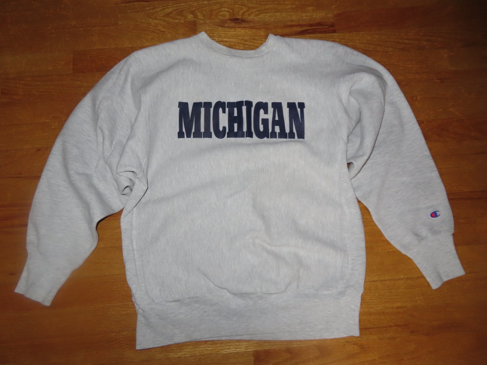 Vintage 1990s Champion Reverse Weave Label - MICHIGAN WOLVERINES