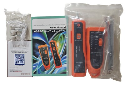 *NEW* Boogiio XQ-350 Multi-purpose Wire Tracker for Telephone Wire Lan Cable