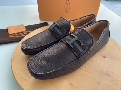 Tod's T Piatta A75 Nastro N Gommini Mens  leather Loafer shoeXXM0GW0CT50NLKS804