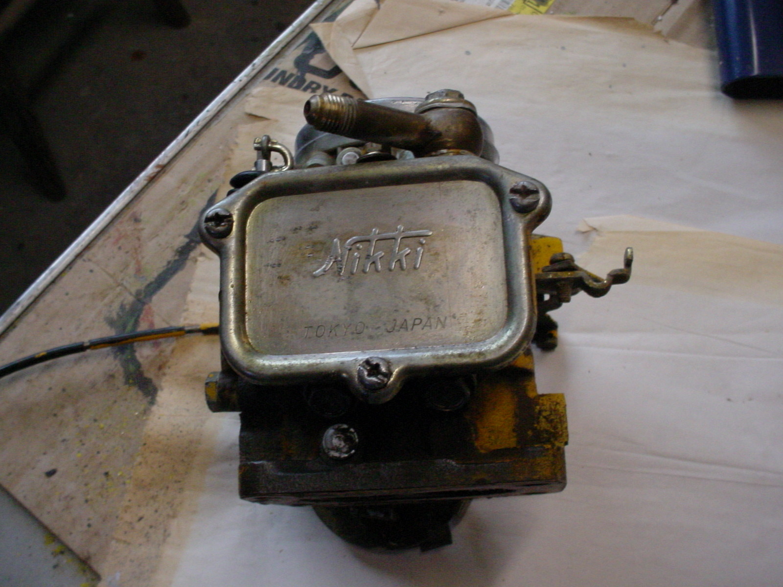 TCM Forklift Carburetor Complete, for a J-15 engine, Needs rebuild, one barrel