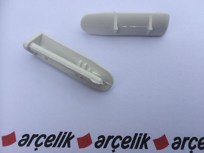 2x GENUINE Arcelik Dishwasher Cutlery Basket Rail REAR END CAP (PAIR)