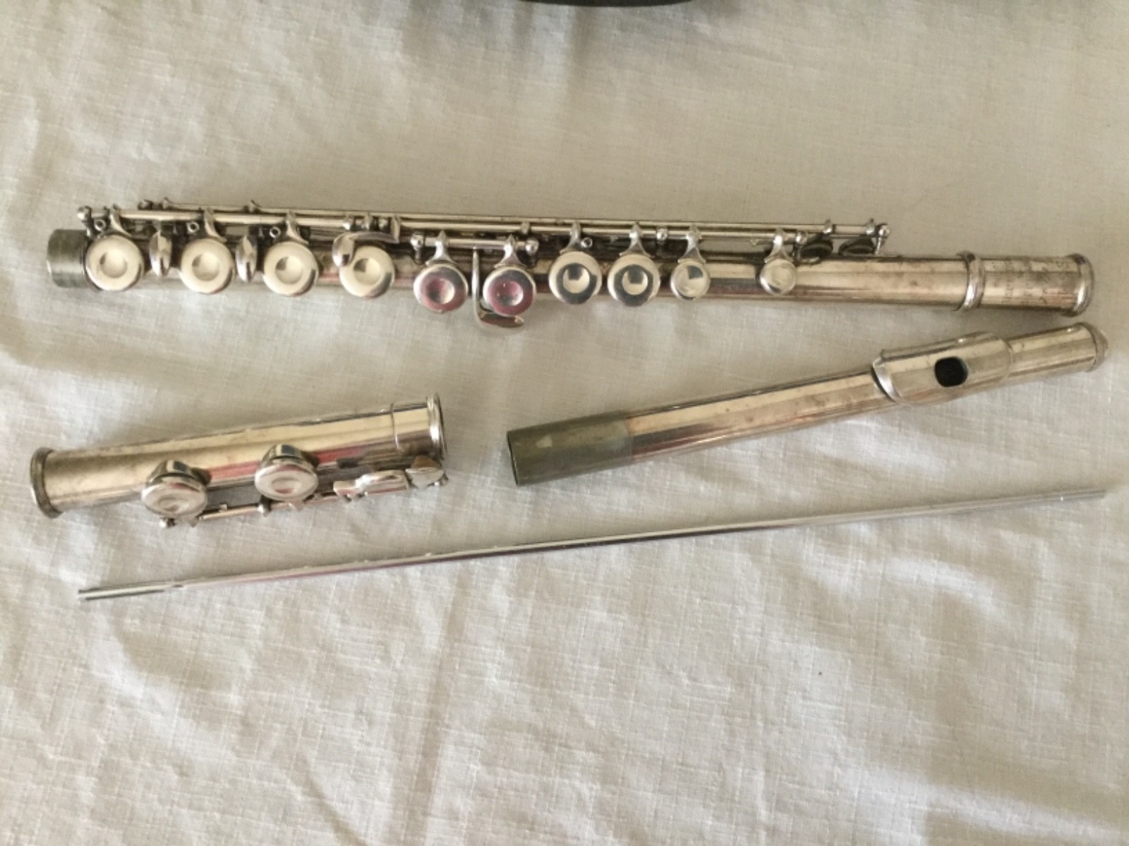 Schmoller & Mueller S8M Used Student Flute #22476 with Hard Leather Case