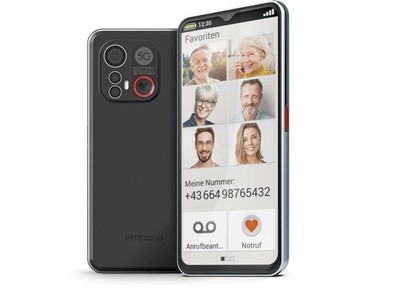 Emporia SMART.6 128GB schwarz 6,58 Zoll 50MP 5G Android Senioren Smartphone