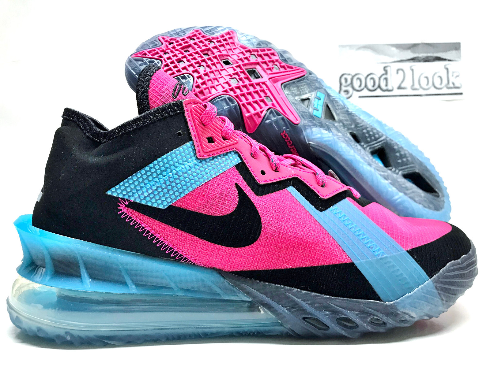 NIKE - LEBRON XⅦ NIKE LEBRON XVII 18 LOW NEON NIGHTS FIREBERRY SIZE MEN'S 10