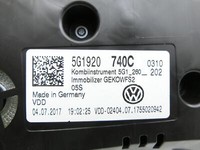 VW Golf VII 7 Variant 17-20 TSI 1,4 92KW Kombiinstrument Tacho VW Golf VII 7 Variant 17-20 25.10.2017 5G1920740C... Vorschau 6