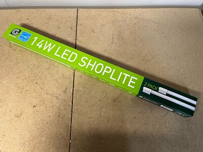 Greenlite Shoplite Shop Lights ( 2Pack ) 14w LED 30  Plug In 1500 Lumen 4000K
