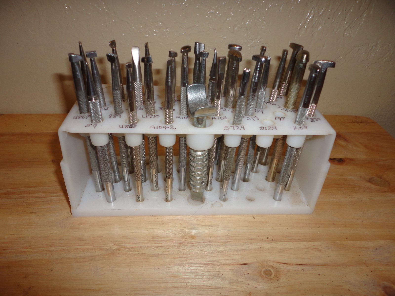 Lot of 30  Leather Stamping Tools  - Craftool