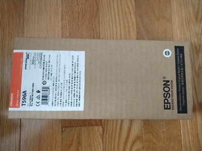 2023 GENUINE EPSON ORANGE INK T596A STYLUS PRO 7900 9900 WT7900 350ml SEALED