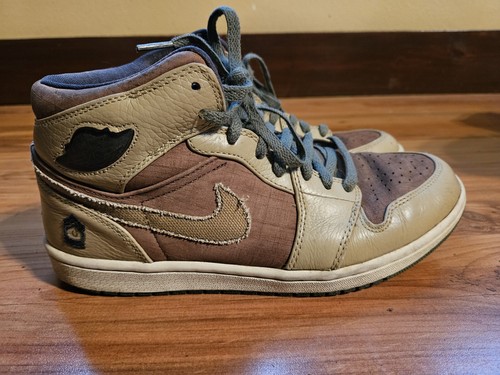 Nike Air Jordan 1 Mid Retro Armed Forces 325514 231 Brown Tan Green Army OG 8.5 eBay
