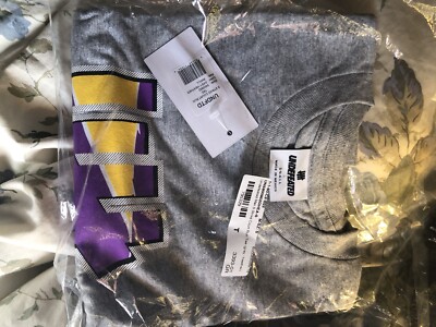 Undefeated Short Sleeve T Shirt Sz Small UNDFTD Purple/Yellow *LAKERS*
