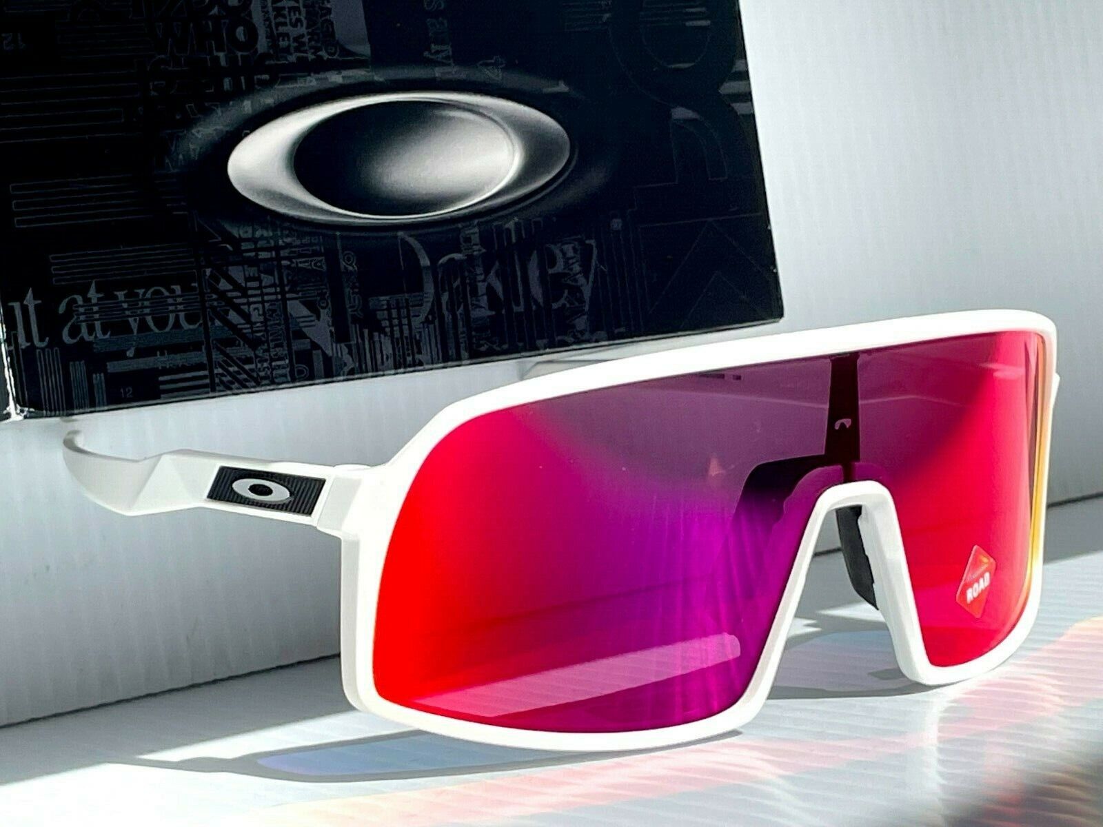 NEW* Oakley SUTRO S Matte White frame w PRIZM Road IRIDIUM NEW* Oakley SUTRO S Matte White frame w PRIZM Road IRIDIUM