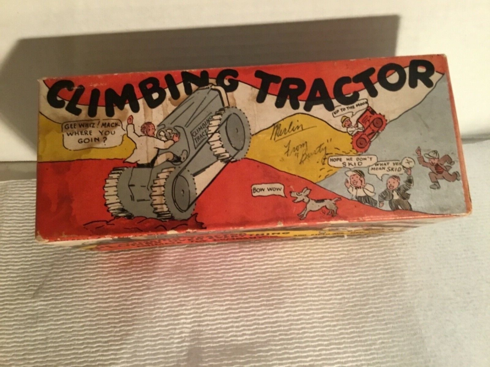 ANIMATE TOY COMPANY “ CLIMBING TRACTOR “.