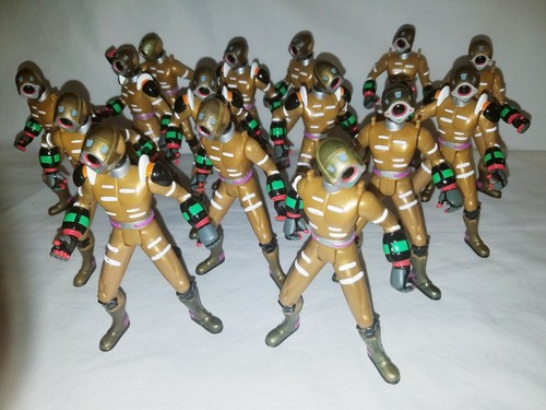 2001 Power Rangers TIME FORCE CYCLOBOT RARE 15 Figure LOT