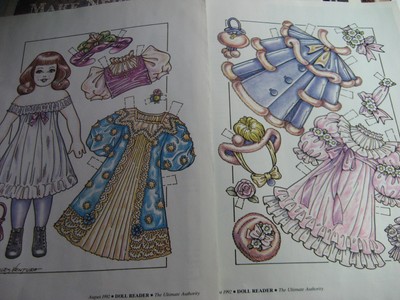 1992 Charles Ventura Victorian Girl Doll Paper Doll / UNCUT