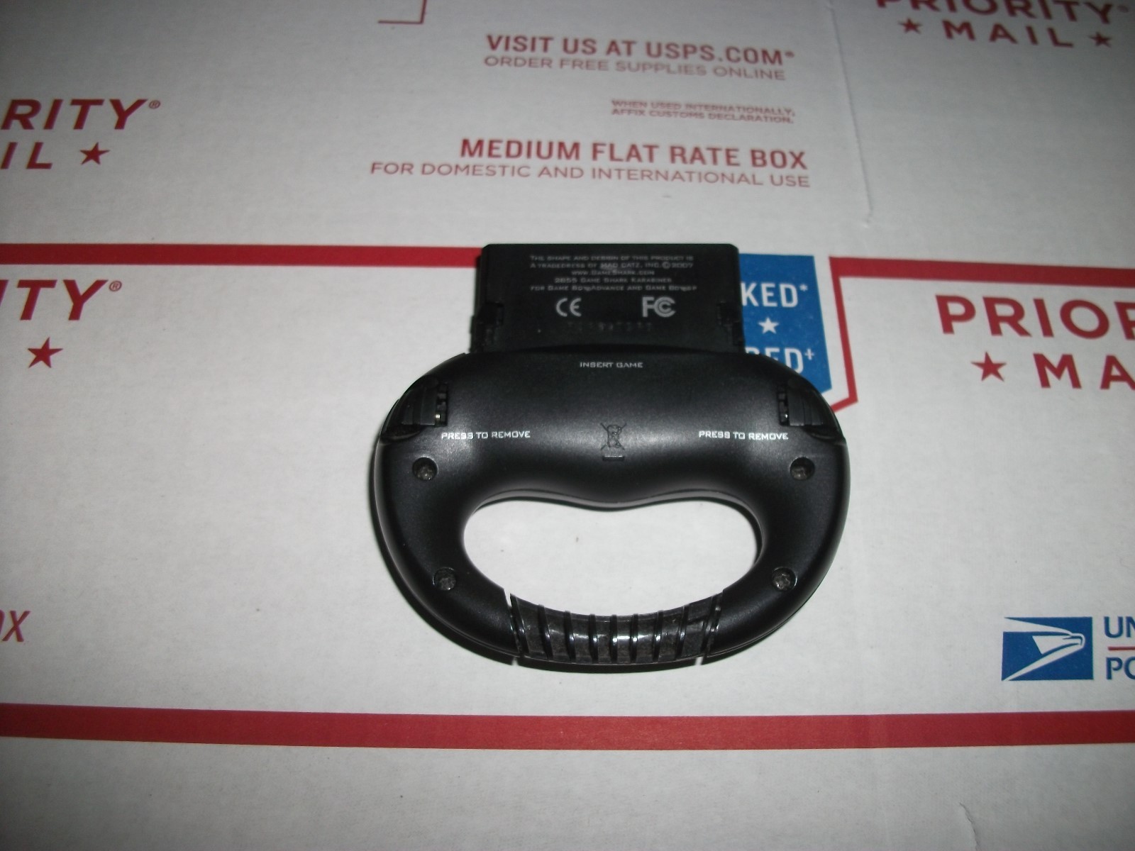 Game Shark Mad Catz 2007 Game Boy Advance SP GBA Carabiner (Not Working)