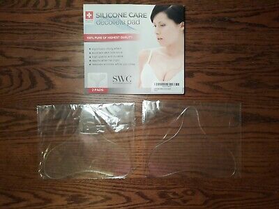 Swiss Wave Cosmetics Silicone Care Decollete Pad - 2 Anti-wrinkle pads - NWT - K