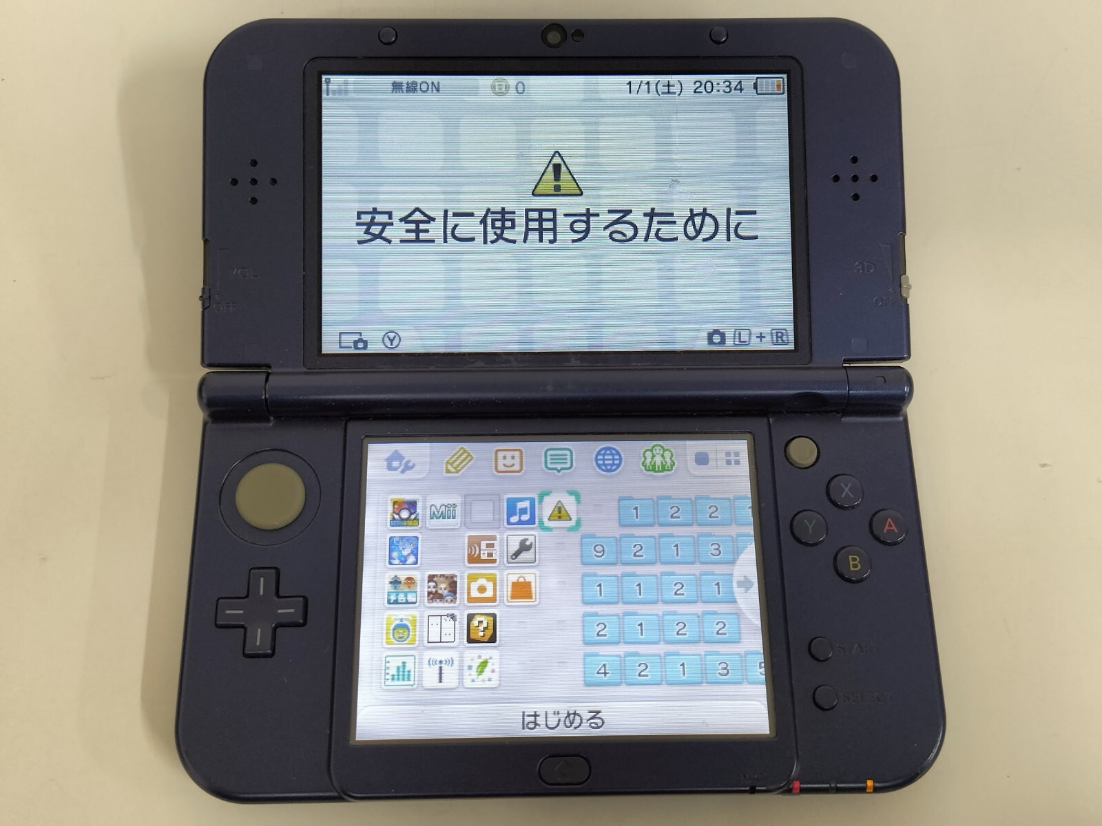 L5278 Nintendo new 3DS LL XL console Metallic Blue Japan x