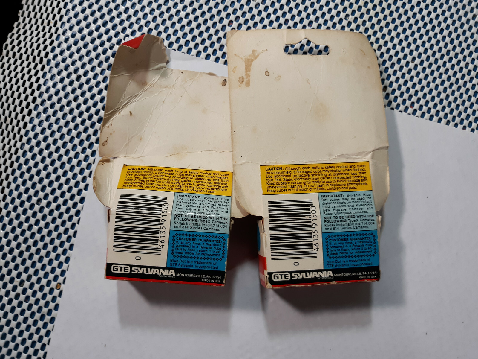 Sylvania Blue Dot Flashcubes Hi-Power 2 Boxes (4 cubes total)