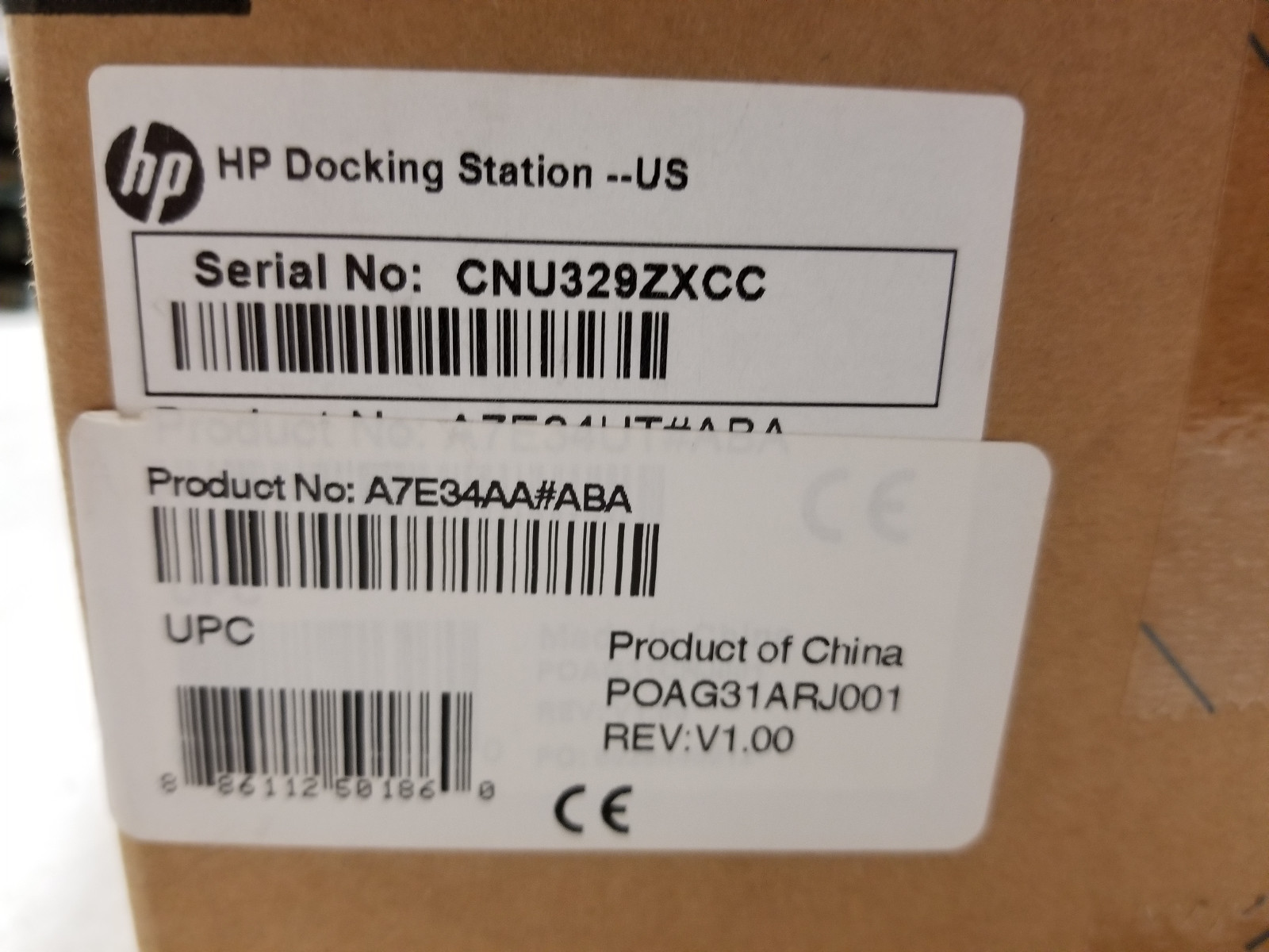 HP Docking Station Kit A7E34AA#ABA New Open Box