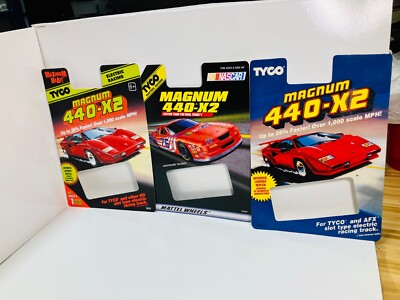 TYCO  NEW  ( 3 ) BLISTERCARD CARDS They are Great for Slot room wall art