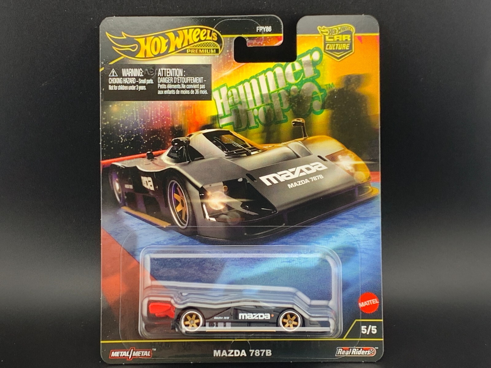 Hot Wheels Mazda 787B Hammer Drops FPY86-961 F 1/64 | eBay