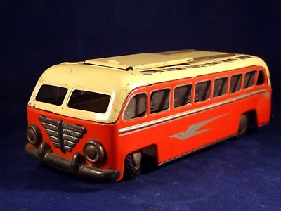 Ancien Trolley Bus Joustra – Jouet Ancien En état D'occasion