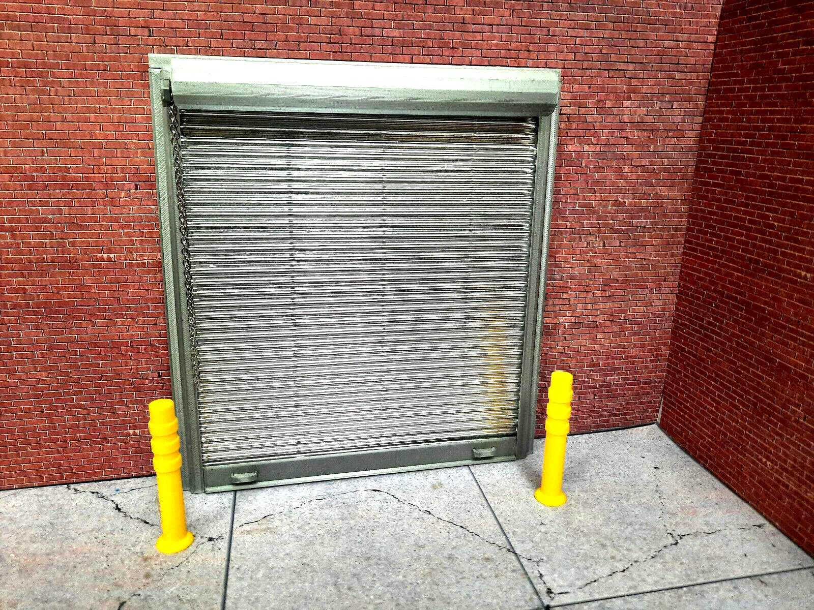 Shop Door Model Prop Kit 1/12 Scale Garage Display Diorama Dollhouse Accessory