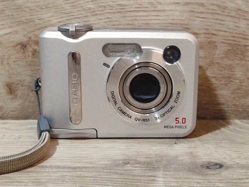 Casio Digital Camera QV-R51 5.0MP Silver Tested | eBay UK