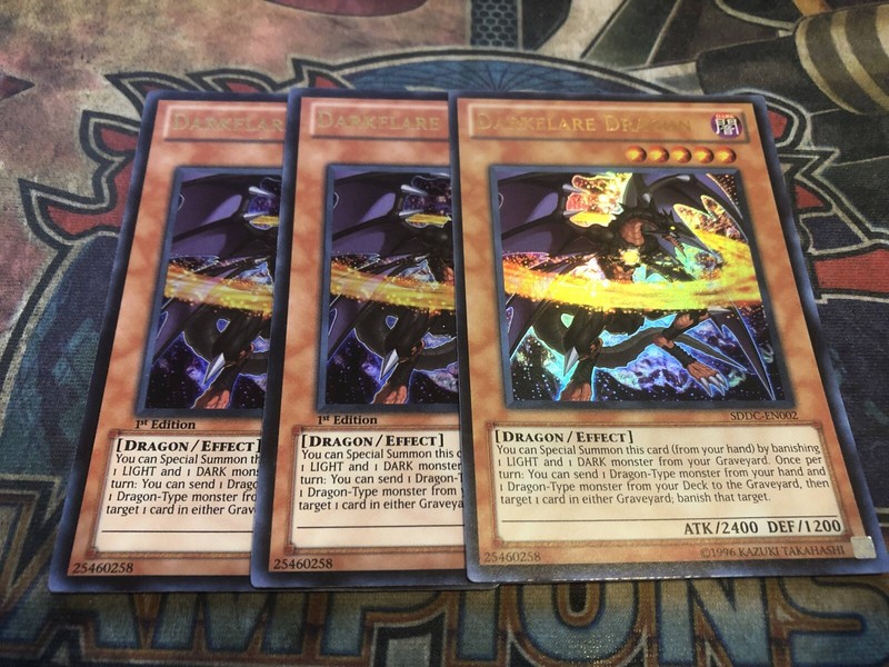 ULTRA RARE YUGIOH! *** LIGHTPULSAR DRAGON *** SDDC-EN001 NM