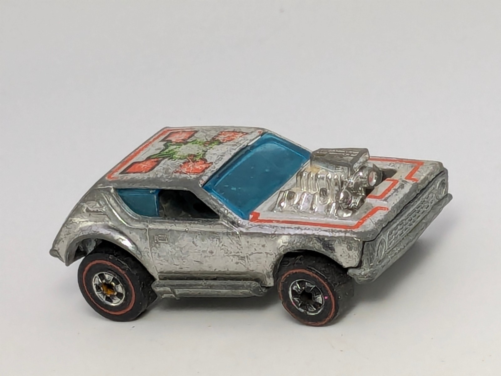 1974製　Hot Wheels GREMLIN GRINDER Vintage Hot Wheels Redline 1974 AMC Gremlin Grinder Chrome