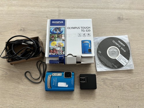 OLYMPUS Tough TG-320 ブルー 新品バッテリー付 Amazon.com