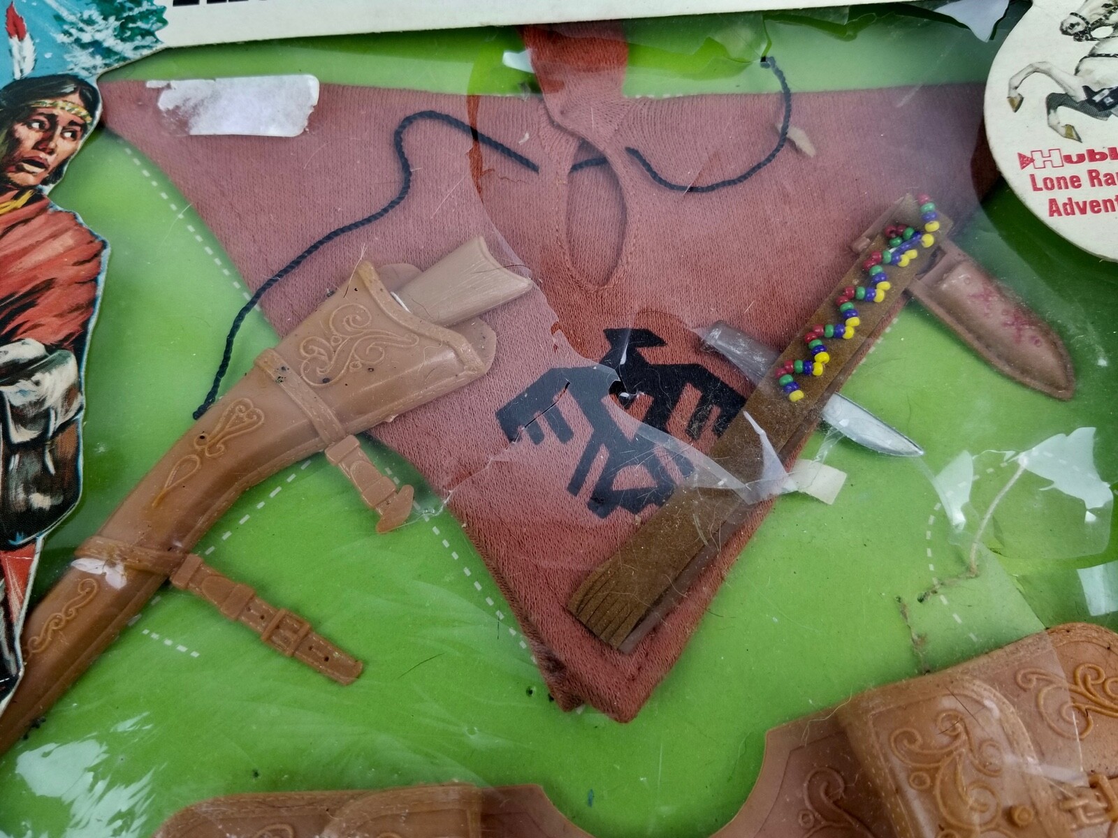 Vintage 1973 Hubley The Lone Ranger Blizzard Adventure Accessories new unopened