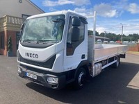 2017 IVECO EUROCARGO 75-160 euro 6 21ft ALLOY DROP SIDE TRUCK 