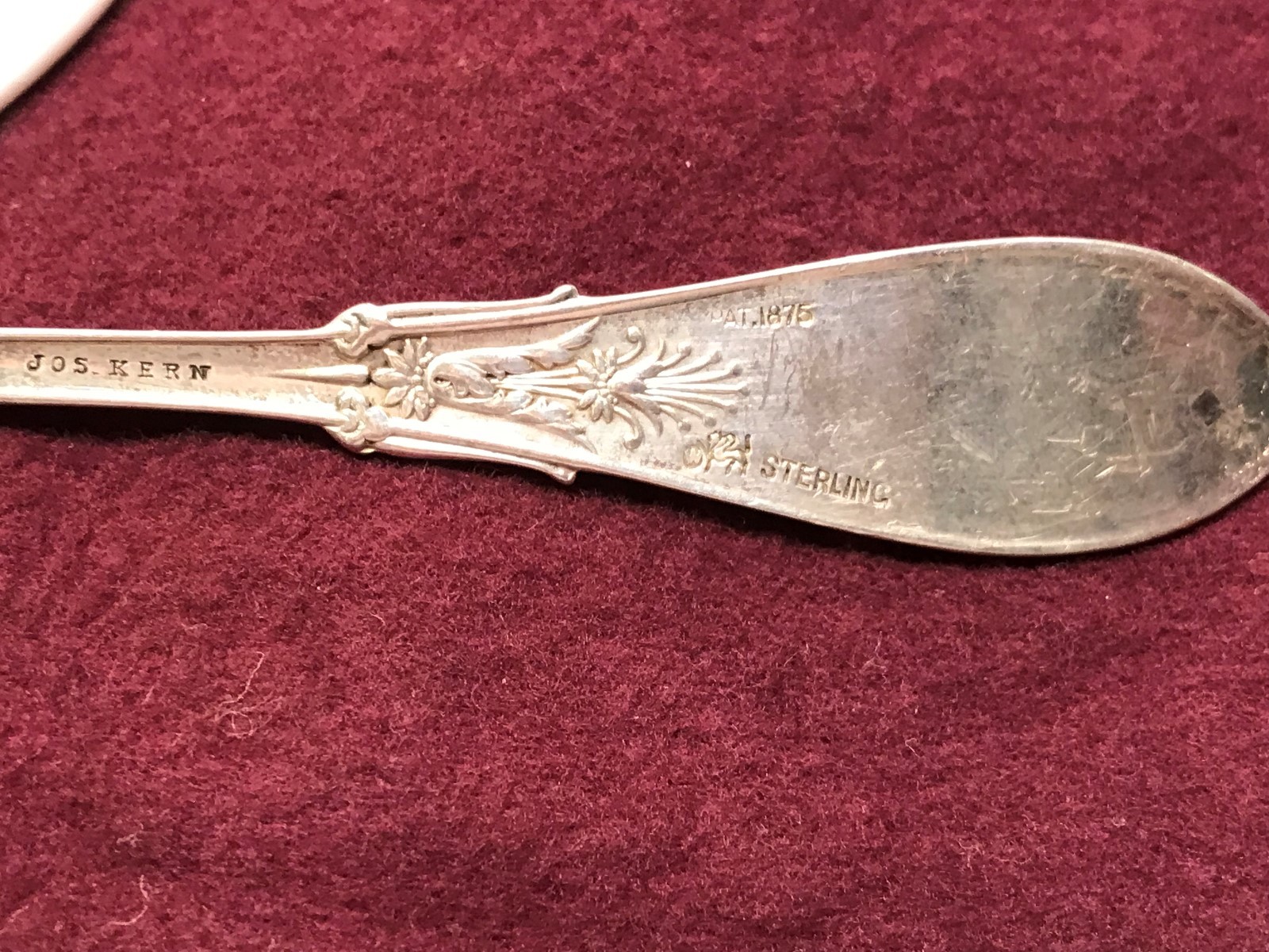 Antique 1875 Winged Griffon ‘Arabesque’  Sterling Silver by Whiting for J. Kern