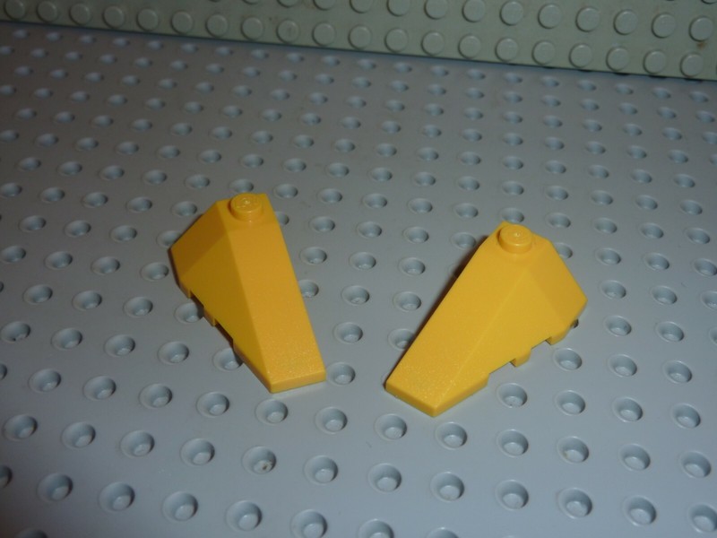 Lego Yellow Wedge Ref 43710 43711 / Set 75038 7256 41542 7283 31023 ...