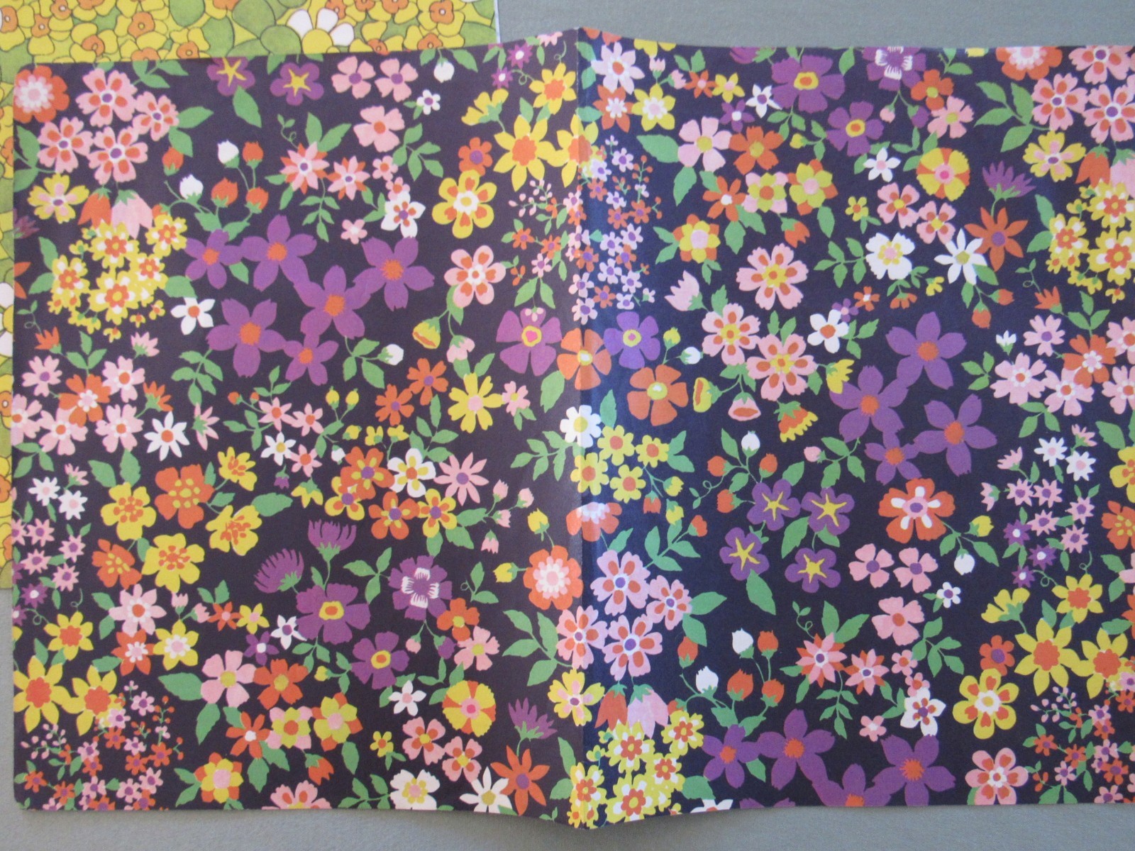 2 MOD Vintage 1970s School Book Covers UNUSED Original Package Textbook Covers